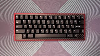 Vella60 MX PCB With KNC Keys Red Jackets on CF Plate | Sound Test