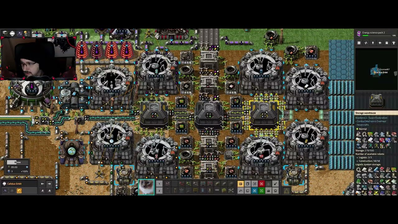 Factorio: Krastorio2 & Space Exploration, First Mod Playthrough. Day 22