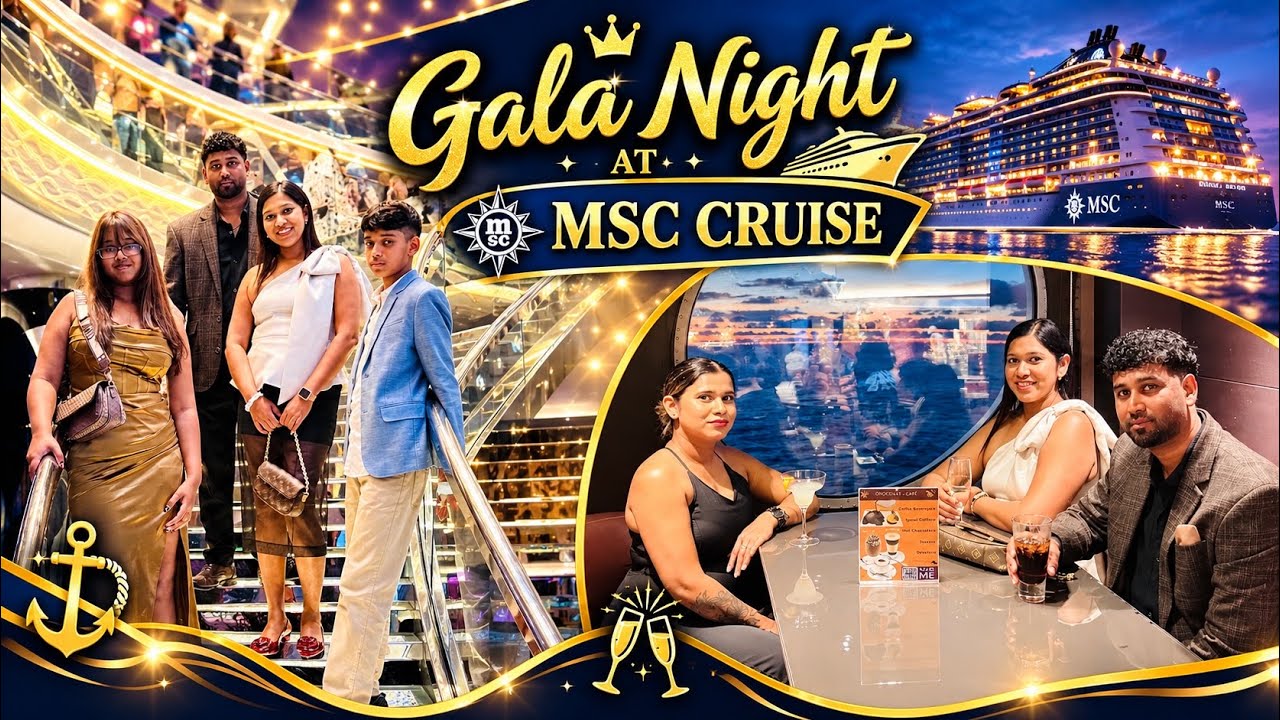 GALA NIGHT on MSC Virtuosa! 🛳️Day 4 at Sea 