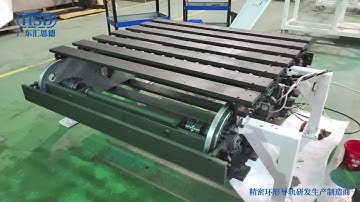 Ring guide track systems, vertical wide-spacing double-track circular guide rail chain conveyor line
