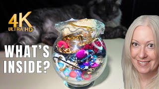 I Spent $29 on THIS Old Thrift Shop Jewelry Jar: WORTH IT? Can I Find GOLD SILVER Costume Jewelry 4K