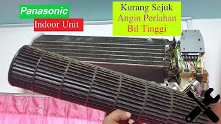 Cuci Indoor Unit Aircond Panasonic Inverter 1HP ( CS-S10SKH-1 )