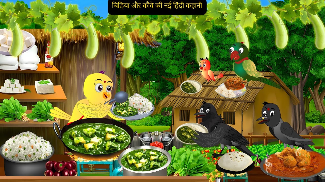 Rano Chidiya Wala Cartoon | कार्टून चिड़िया | NewTuni Achi Cartoon | Hindi Kahani Dekhao | Chichu TV