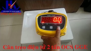 Cân Treo Điện Tử 2 Tấn OCS GGE ✅ #Cân Treo Điện Tử Hoàn Khôi