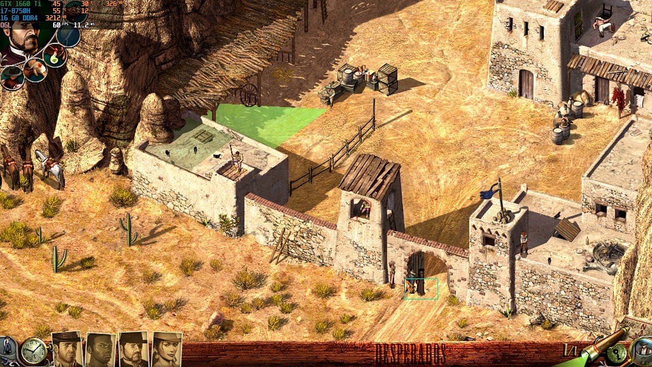 Desperados Walkthrough Part 10 - "Lullaby For Four Aces"