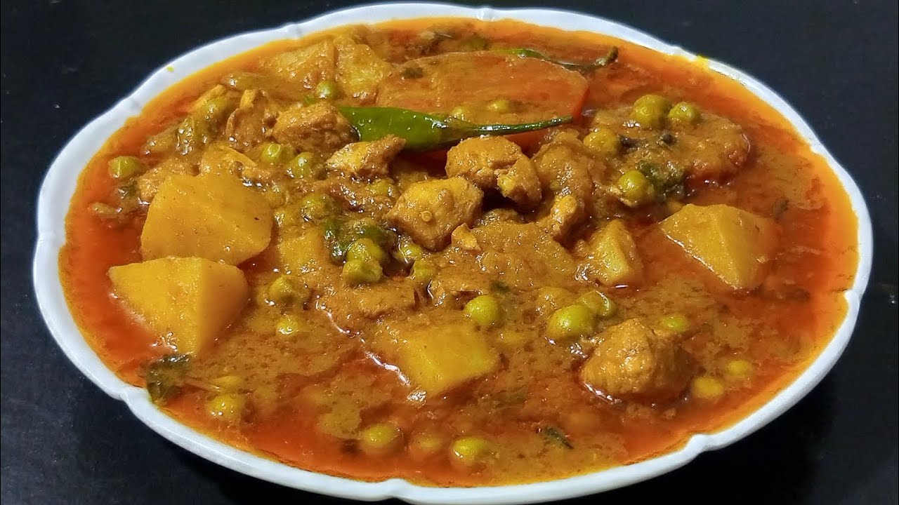 Chicken Aloo Matar ka Salan Recipe|| Perfect Aloo Matar gravy