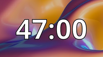 47 Minute Timer with Music | Abstract Timer