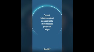 Crea un sito web multilingue con SimDif