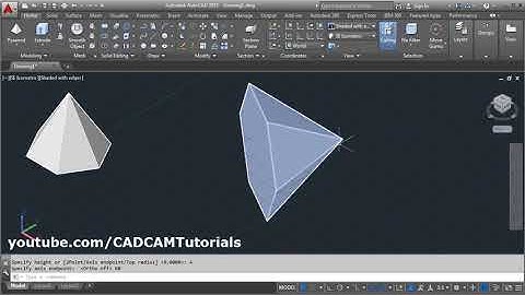 AutoCAD 3D Pyramid Command Tutorial Complete | Frustum of Pyramid, Sides, Axis Endpoint, Top Radius