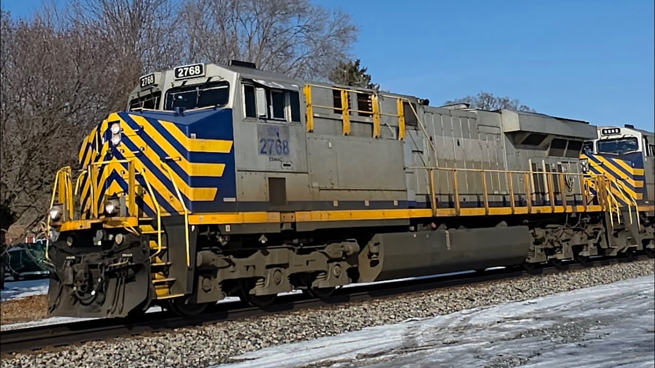 Canadian national westbound M399 2768+3982 Bancroft Michigan February 13 2026 