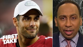 Stephen A. picks the 49ers to beat Aaron Rodgers \& the Packers 35-27 | First Take