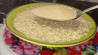 Mix Yeast with Rice, you will be delighted!❗ A long forgotten RECIPE!#yeast #rice