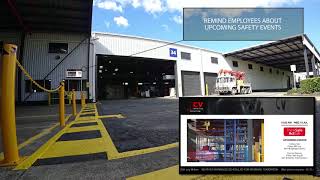 Improve Safety Communications with Digital Signage