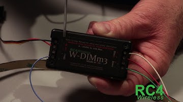 RC4 Wireless - Connect RGB LED Tape to a W-DIM Wireless Dimmer