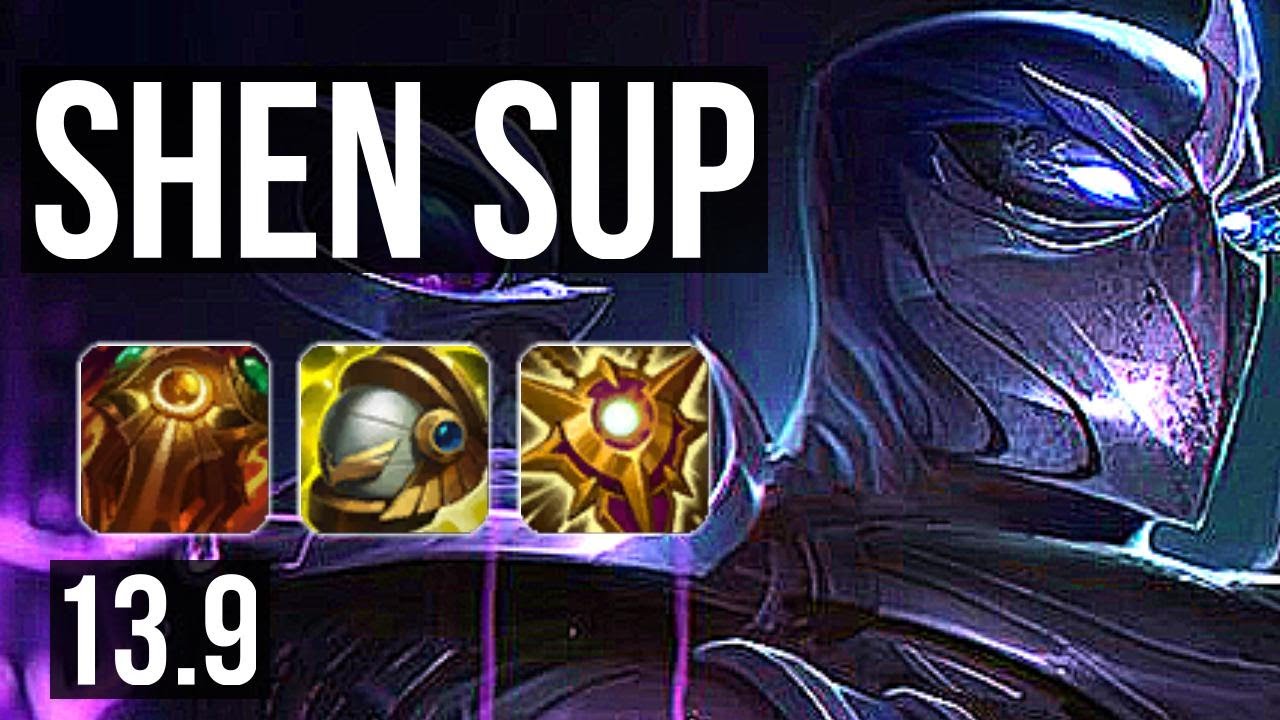 SHEN & Draven vs ALISTAR & Aphelios (SUP) | 4/0/11, 400+ games | KR Master | 13.9