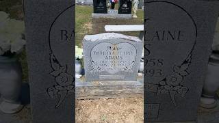 Barbara Elaine Gunter Adams Dec 10, 1958-May 23, 1993 (Age 34) #graves #grave #tombstone