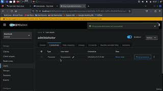 Add and manage users on Keycloak