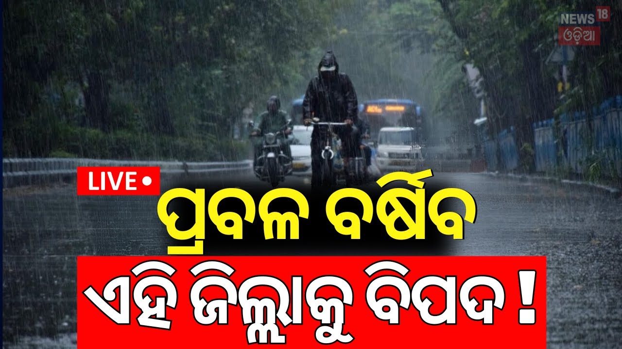 Weather Update Live: ପ୍ରବଳ ବର୍ଷା, ଏହି ଜିଲ୍ଲାକୁ ଆଲର୍ଟ୍ ! Deep Depression Is Active In Bay Of Bengal