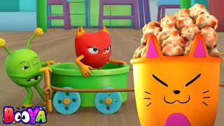 Booya - Поп идет попкорн + более забавный анимированный серии для детей