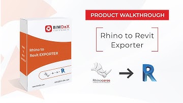 How to export Rhino model to Revit | Rhino to Revit Exporter Product Walkthrough