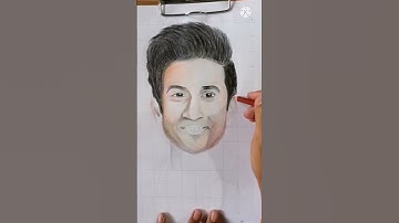 How to draw a sushant singh rajput easy step by step