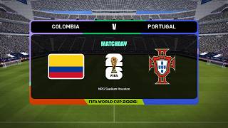 COLÔMBIA X PORTUGAL COPA DO MUNDO 2026 FASE DE GRUPOS PATCH CONMEBOL PES 2017