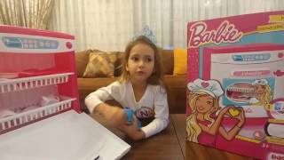 Детская кухня.ПОСУДОМОЕЧНАЯ МАШИНА БАРБИ.Видео для детей.Игра для детей.