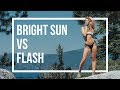 Take stunning outdoor portrait photography with a flash  overpower the sun