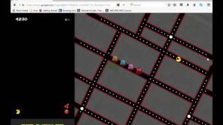 Google Maps Ms. Pac-Man April 1st, 2017 demo