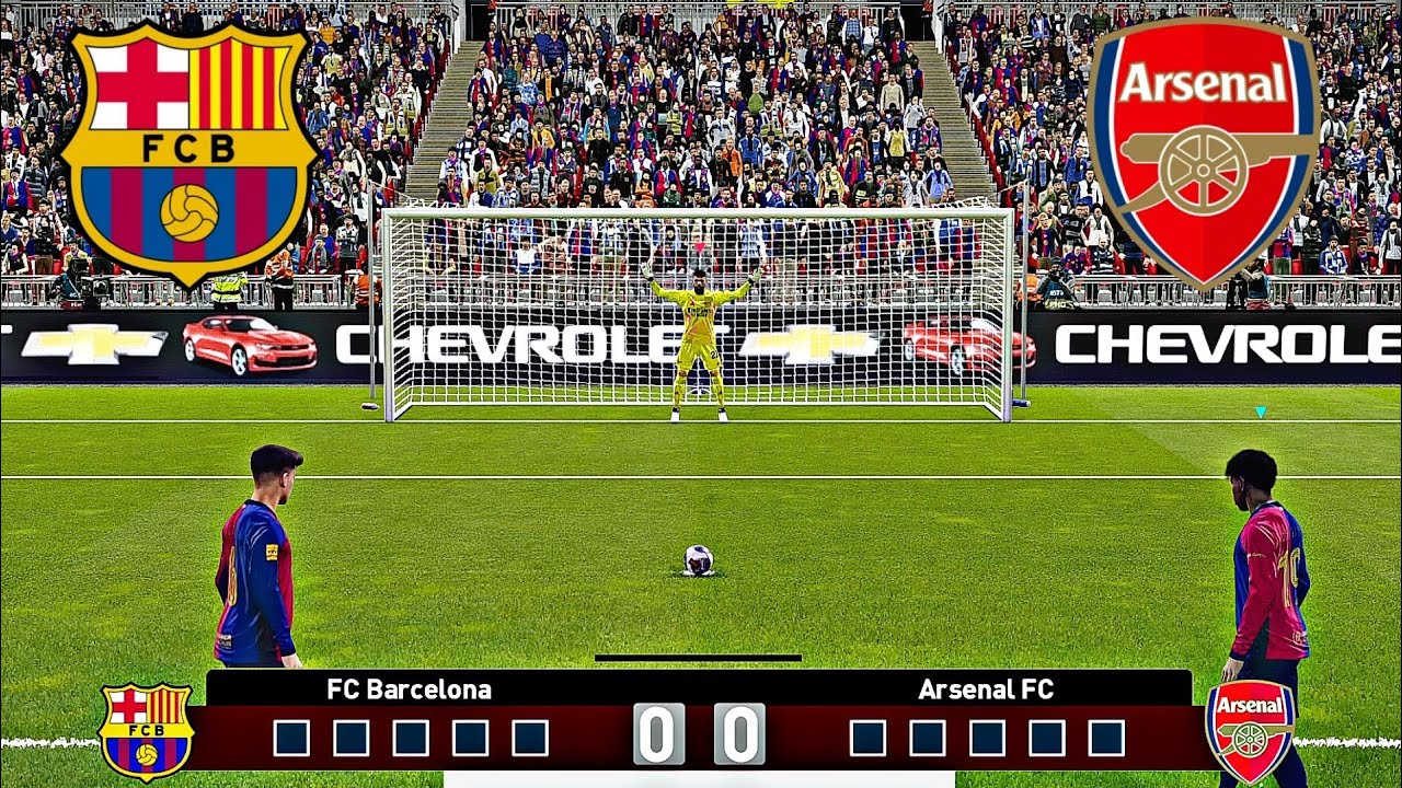 БАРСЕЛОНА — АРСЕНАЛ: ПОЛНАЯ СЕРИЯ ПЕНАЛЬТИ | ОСНОВНЫЕ МОМЕНТЫ МАТЧА БАР — АРС