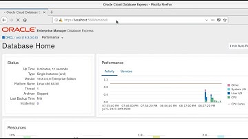 Enterprise Manager Oracle 19c