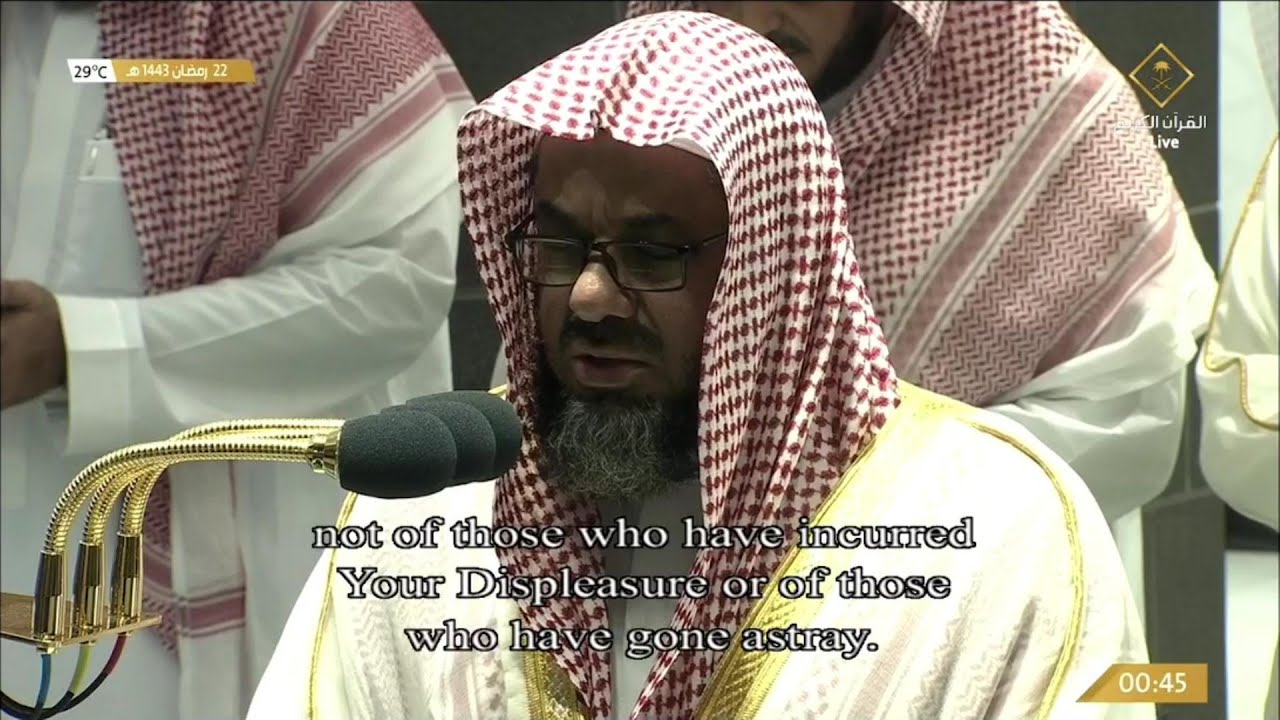 22nd Ramadan 1443 Makkah Tahajjud Sheikh Shuraim