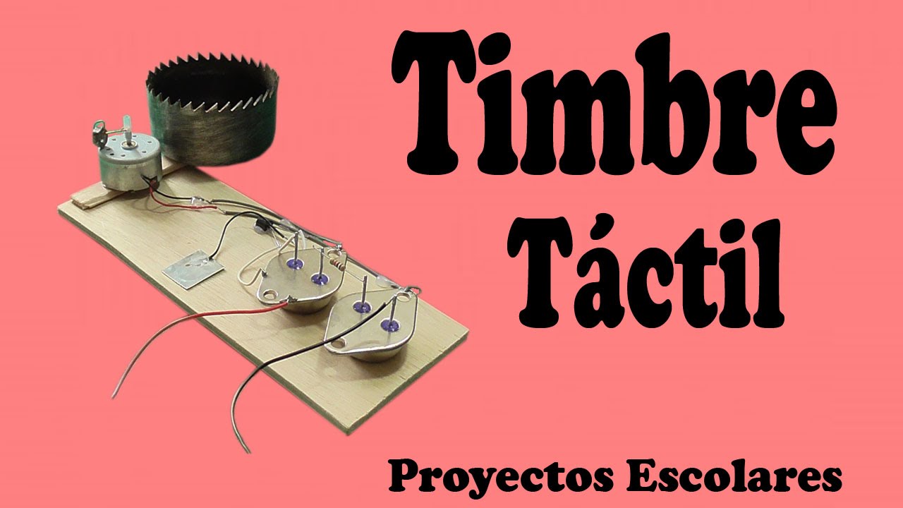 Cómo Hacer un Timbre Táctil Casero (muy fácil de hacer)
