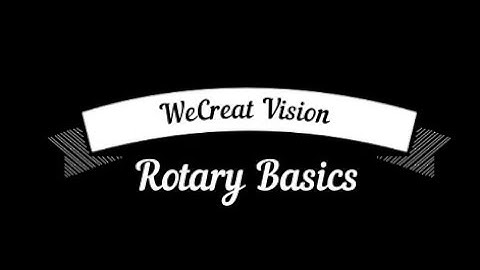 WeCreat Rotary Attachment Basics - #wecreat  laser