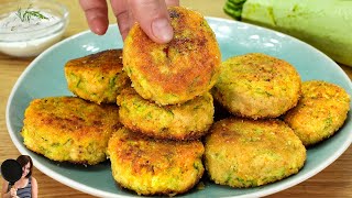 Zucchini is tastier than meat! Fast and incredibly tasty! Zucchini cutlets cooks. ASMR