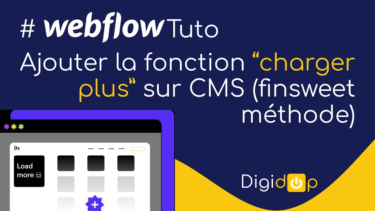 CMS load more attributes de Finsweet | Webflow Tutoriel - YouTube