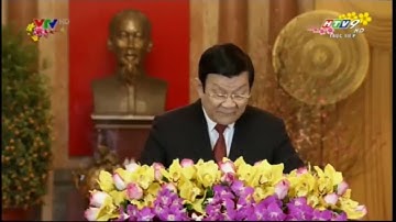 VTV HD (HTV9 tiếp sóng) - Chủ tịch nước chúc Tết Bính Thân 2016
