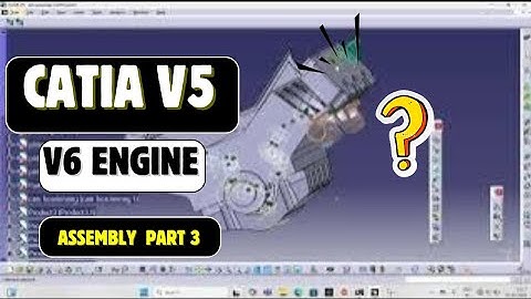 CATIA V5 V6 Engine Assembly – Part 3 | Piston, Crankshaft & Connecting Rods