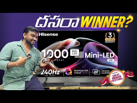 Hisense U7K 4K Mini-LED TV Unboxing & Impressions! 