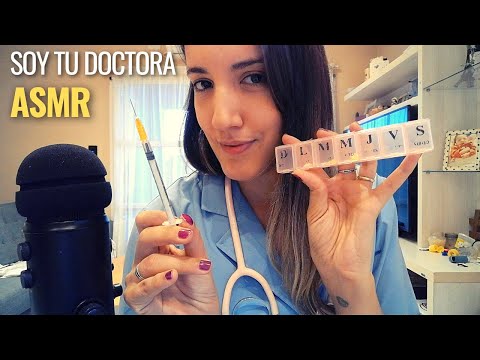 ASMR en español - Doctora RP Te preparo Las Medicinas en soft spoken