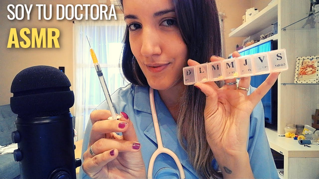 ASMR en español - Doctora RP Te preparo Las Medicinas en soft spoken