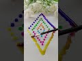 Colour drops mixing Rangoli | #funny #drawing #colors