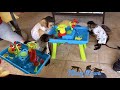 Relaxed Monkeys get their new hammocks & play with water toys…😍❤️👍🏻