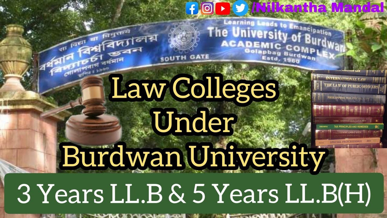 Law College under Burdwan University|3 Years Law under BU|Law College ...