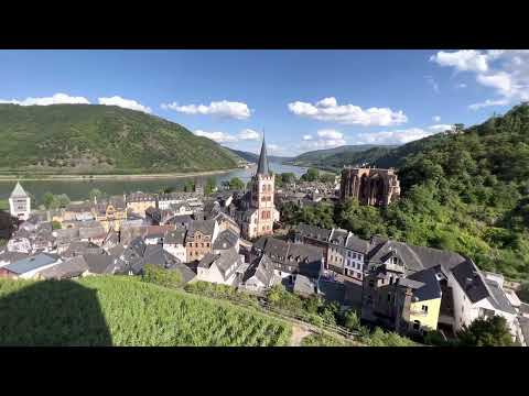 Church Bells Ringing in Beautiful Bacharach, Germany