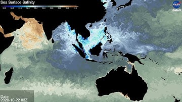 Sea Surface Currents and Salinity Near the Maritime Continent
