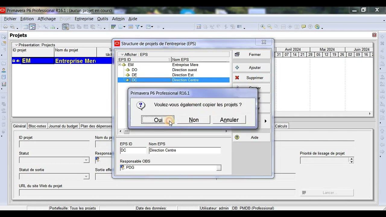 Formation Primavera P6 - Partie 1