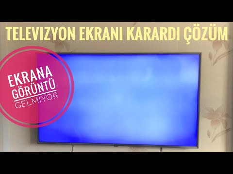 Televizyon ses var görüntü yok ! ekranı karardı - TV ye görüntü gelmiyor ÇÖZÜM!