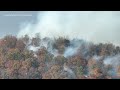 See drone video footage of the Rocky Top fire in Tennessee