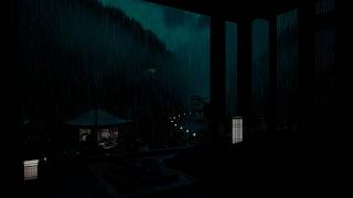 Soft Rain Sounds at a Quiet Cabin 🌧 (No Ads) | Calm Dark Bedroom Atmosphere for Deep Sleep screenshot 4